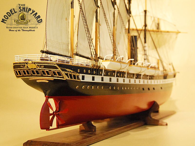 Rear image - the model shipyard