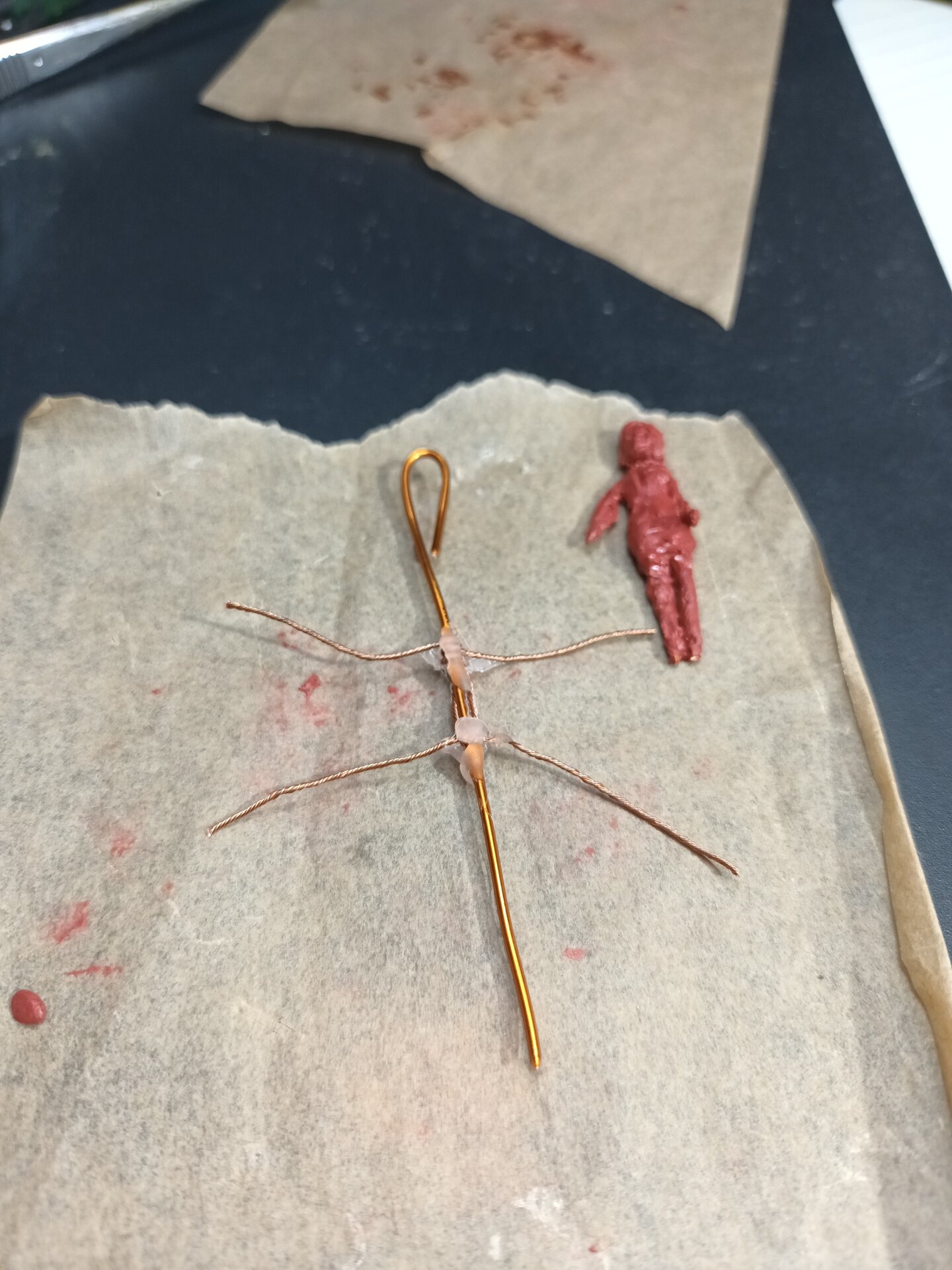 Wire armature - the foundation for successful figure sculpting