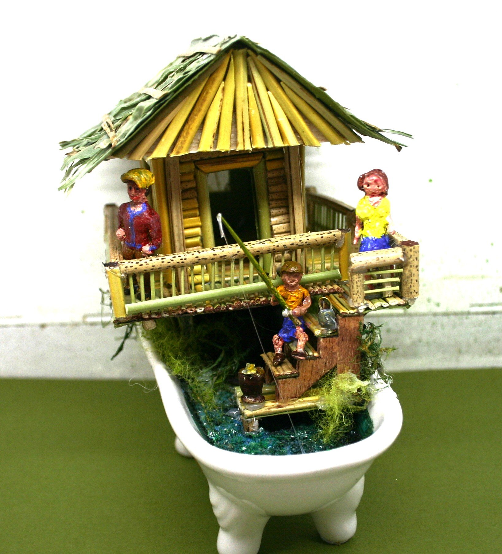 The completed diorama - all elements working together