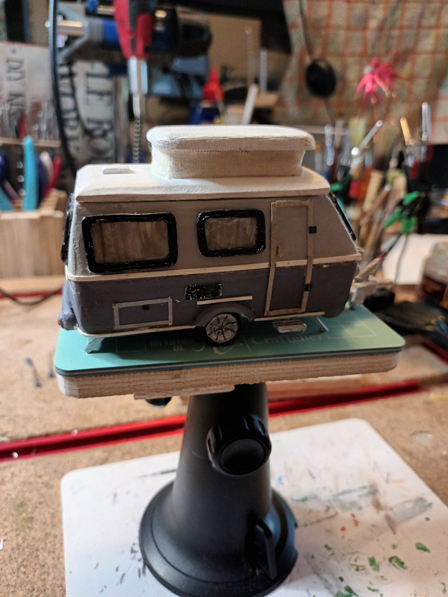 Completed caravan