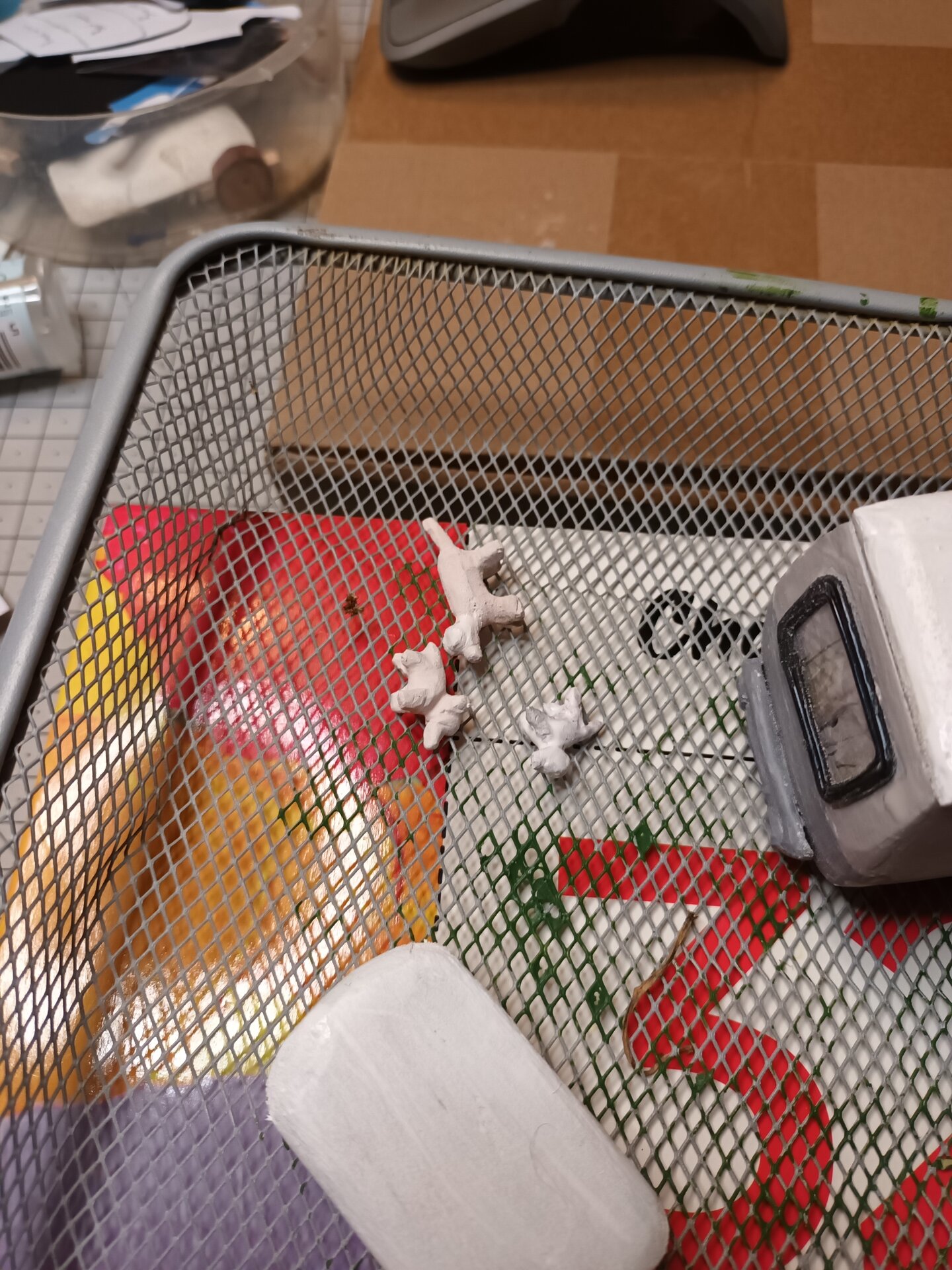 Tilly carving in progress