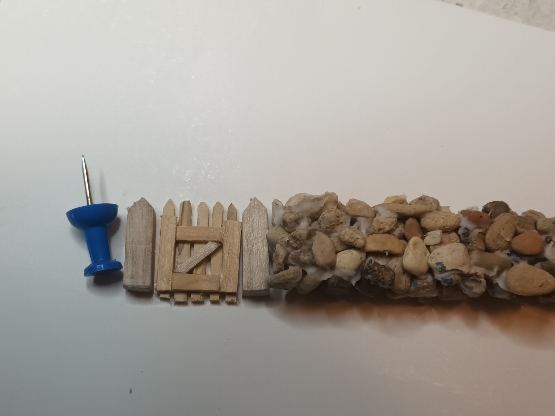 Gate and wall together