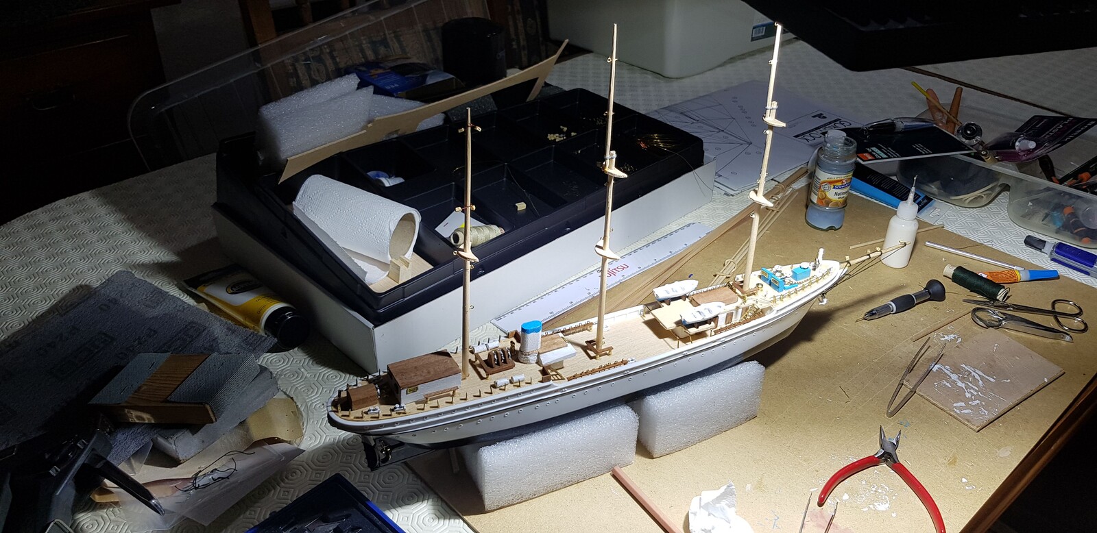 Sail and rigging work