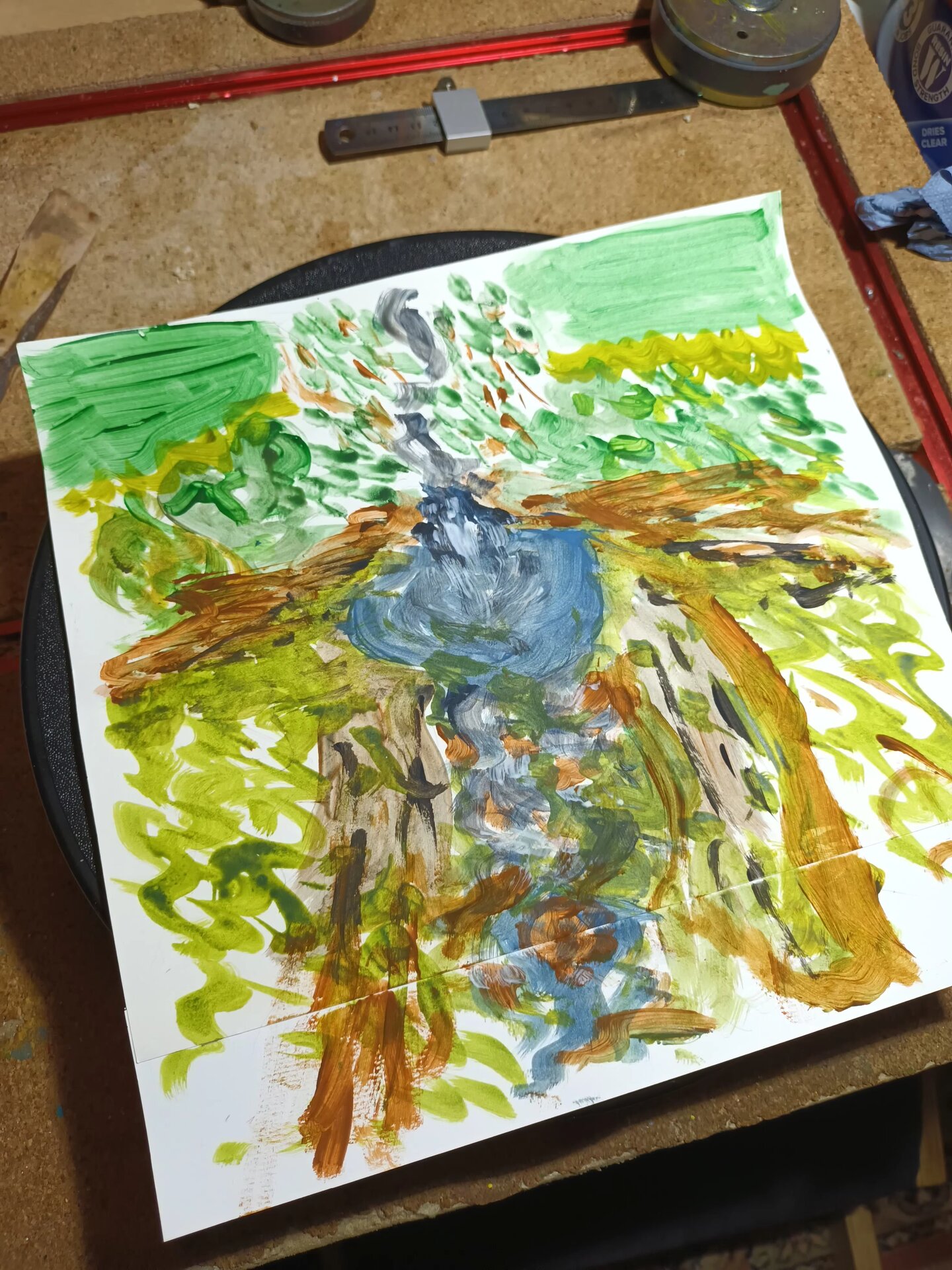 Layout planning sketch