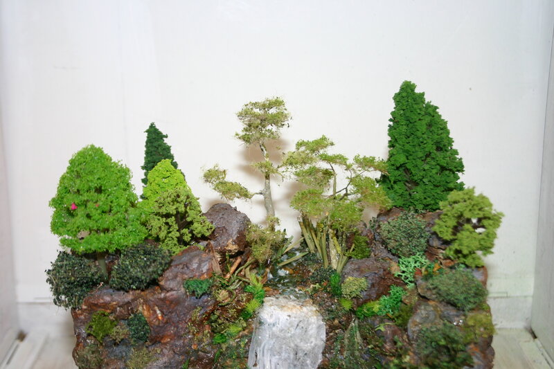 Atmospheric lighting highlighting water effects