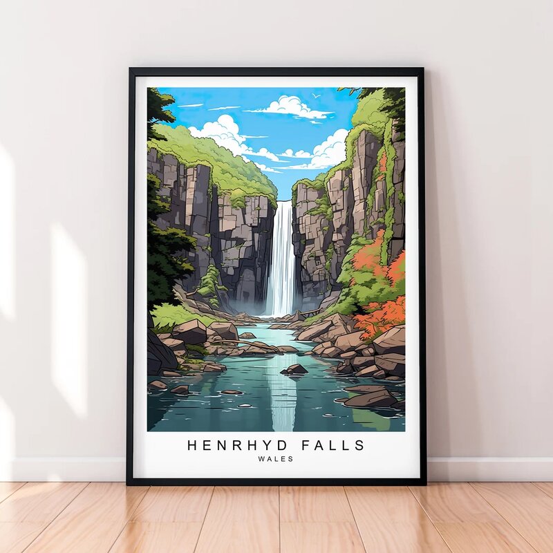 Henrhyd Falls full height