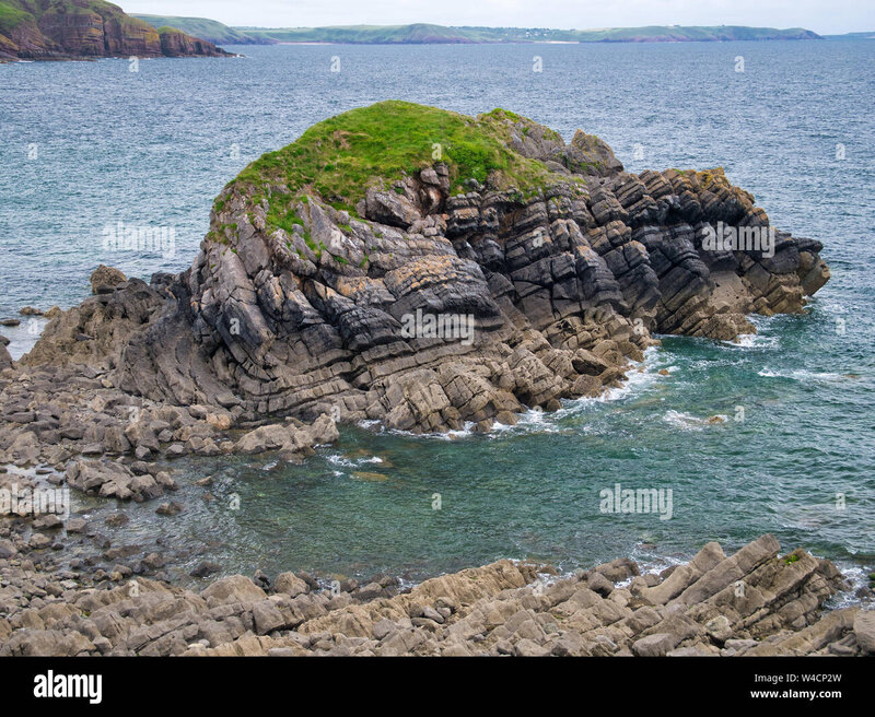 Welsh coastal rock layers