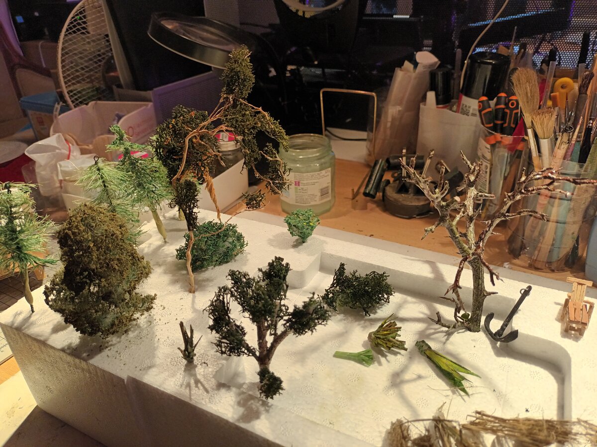 Experimental tree constructions