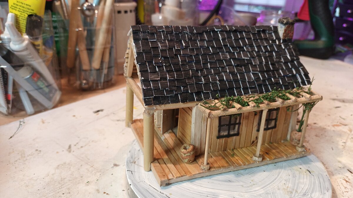 Finished cabin before mounting