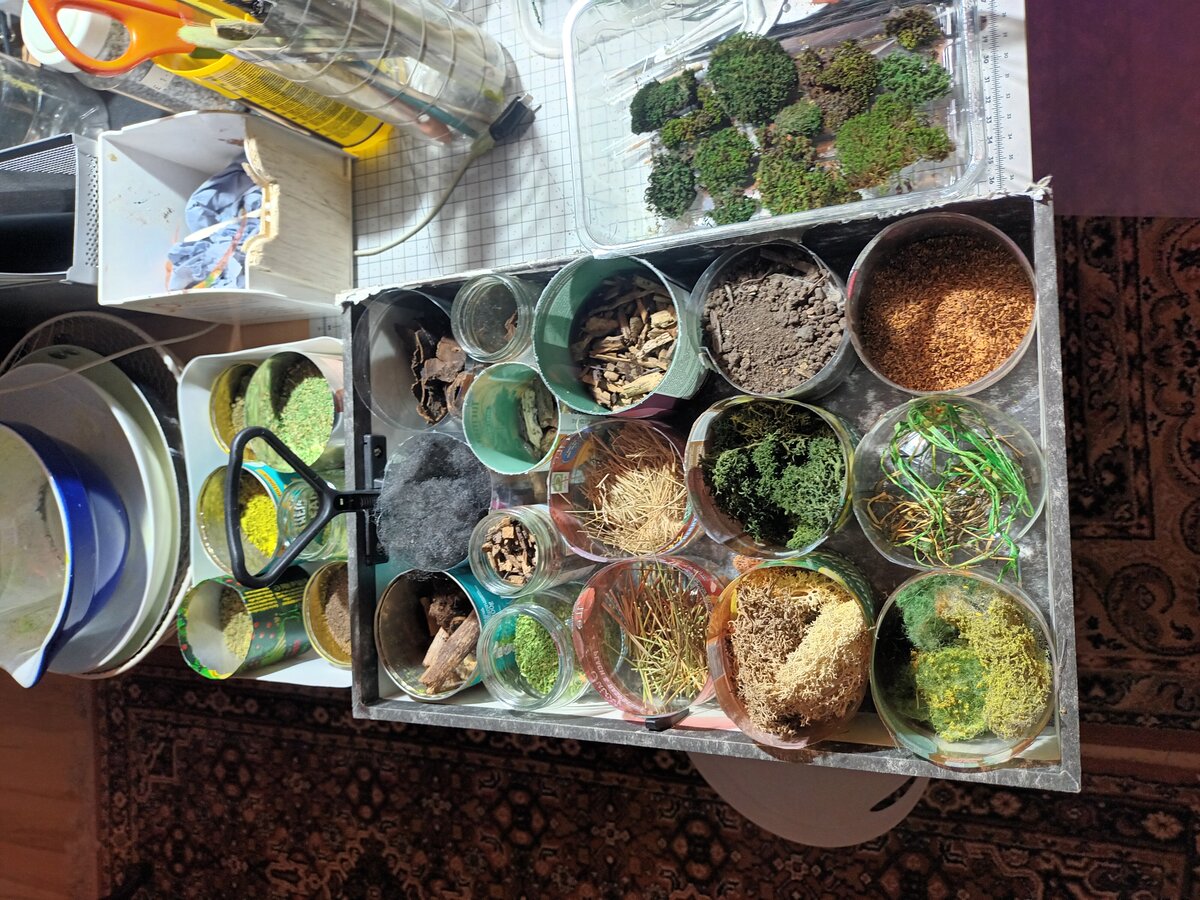 Organized material collection