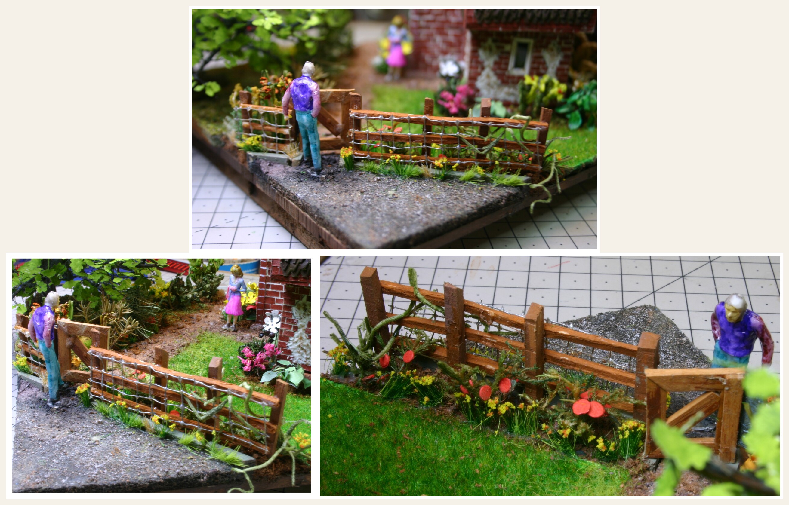 Finished tarmac, fence and gate